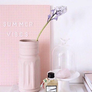 Waste Not Wasted vaas roze small boogjes